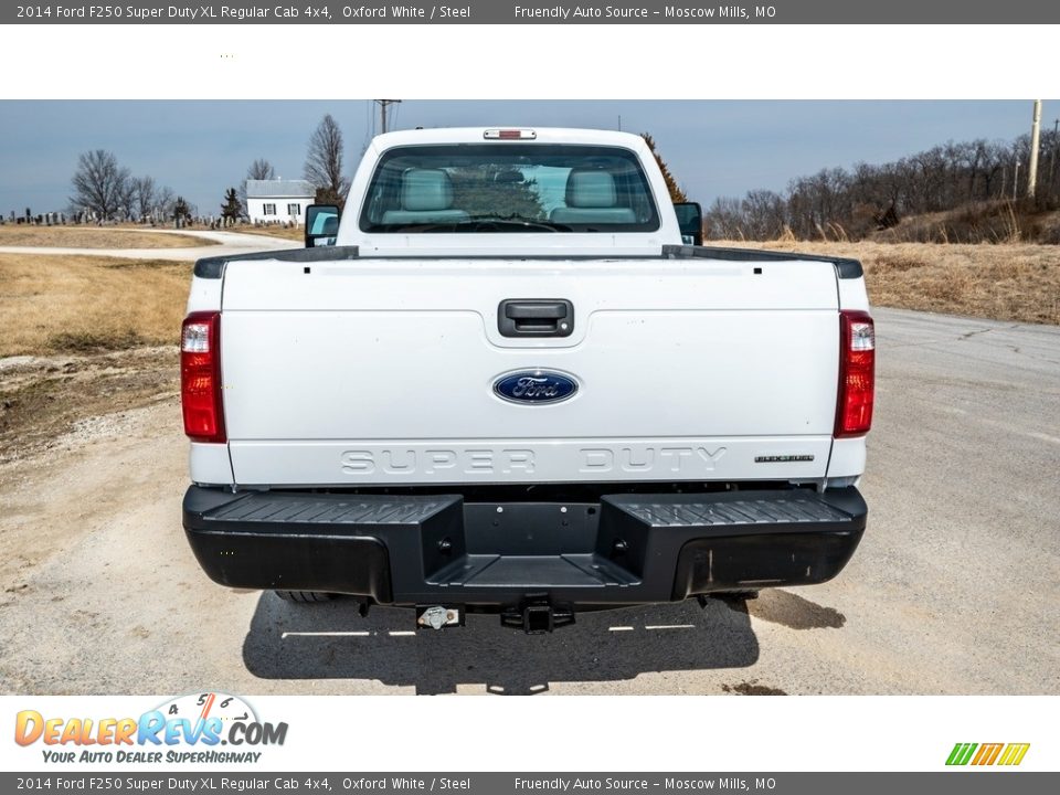 2014 Ford F250 Super Duty XL Regular Cab 4x4 Oxford White / Steel Photo #5