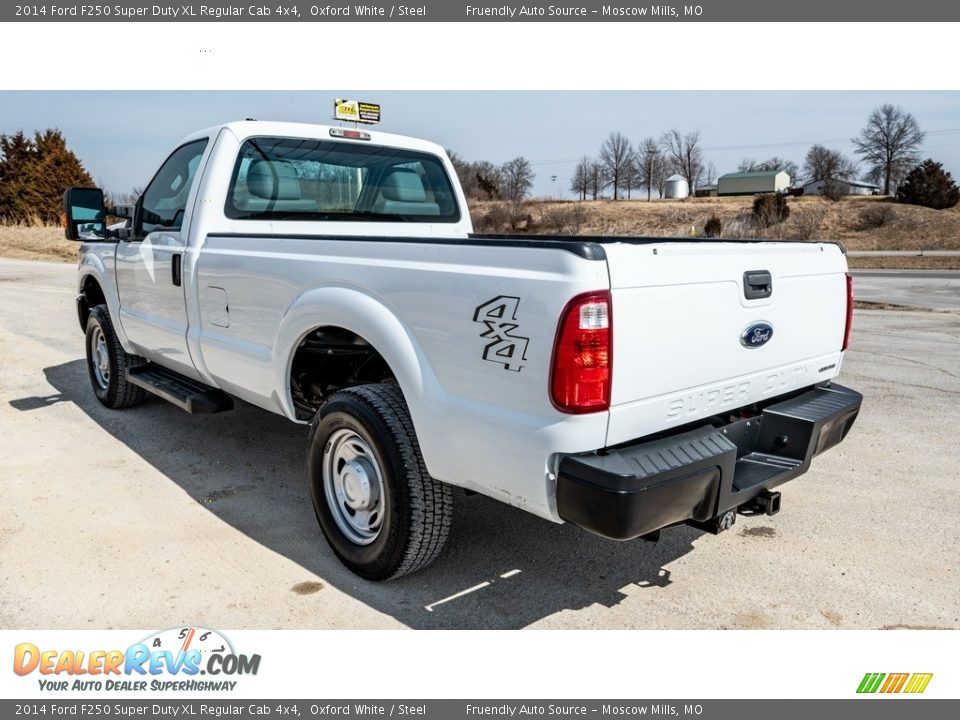 2014 Ford F250 Super Duty XL Regular Cab 4x4 Oxford White / Steel Photo #6