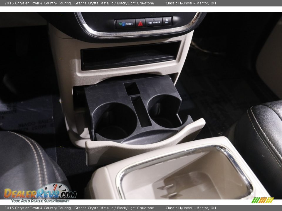 2016 Chrysler Town & Country Touring Granite Crystal Metallic / Black/Light Graystone Photo #13