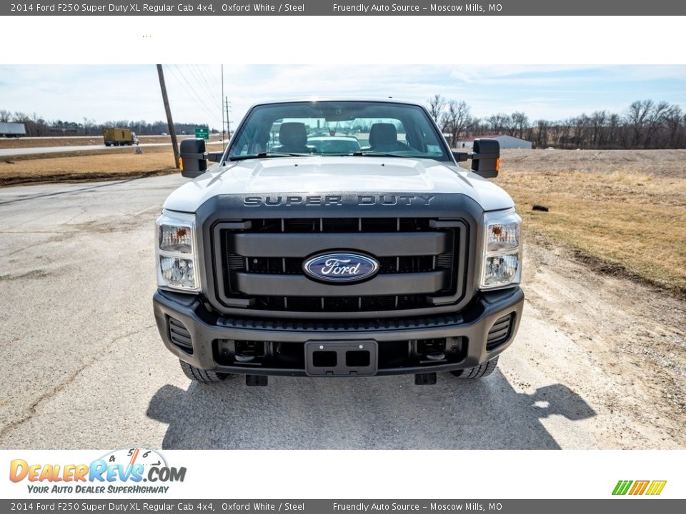 2014 Ford F250 Super Duty XL Regular Cab 4x4 Oxford White / Steel Photo #9