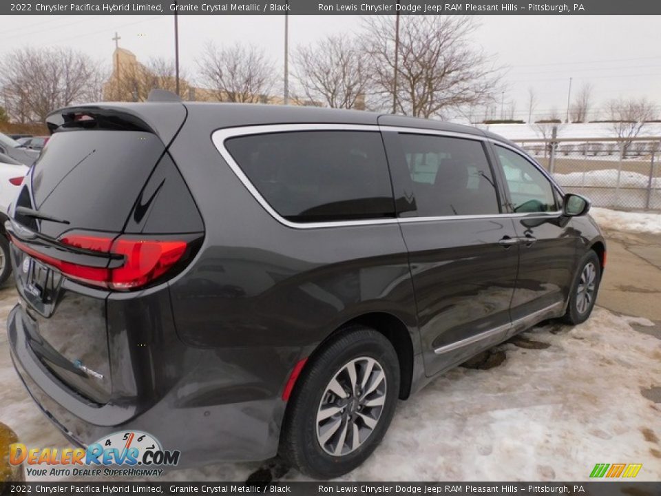 2022 Chrysler Pacifica Hybrid Limited Granite Crystal Metallic / Black Photo #5