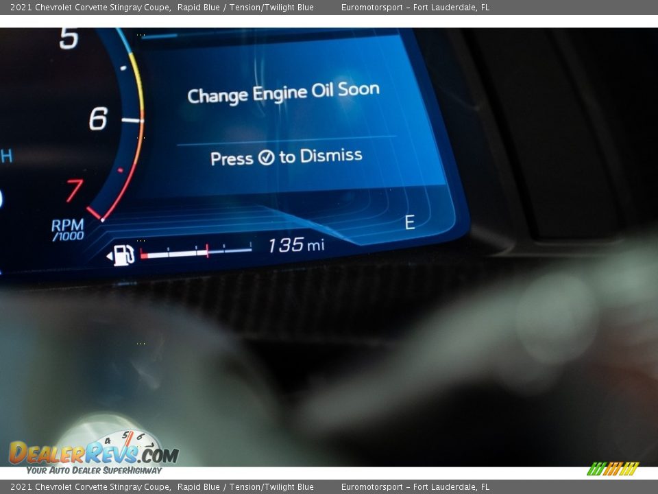 2021 Chevrolet Corvette Stingray Coupe Rapid Blue / Tension/Twilight Blue Photo #27
