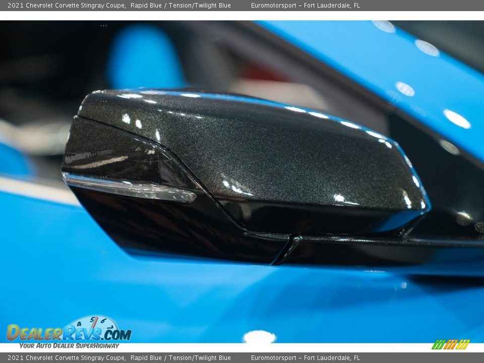2021 Chevrolet Corvette Stingray Coupe Rapid Blue / Tension/Twilight Blue Photo #40