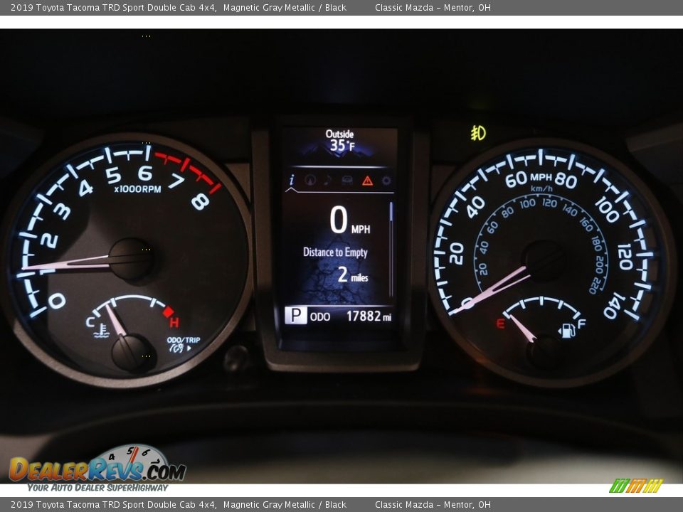 2019 Toyota Tacoma TRD Sport Double Cab 4x4 Magnetic Gray Metallic / Black Photo #8