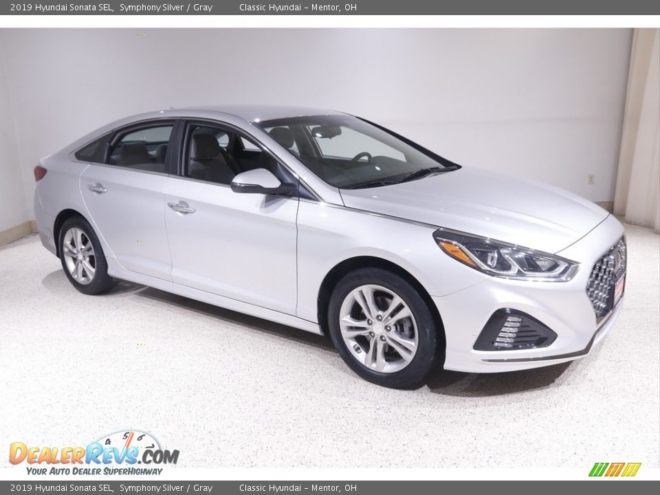 2019 Hyundai Sonata SEL Symphony Silver / Gray Photo #1