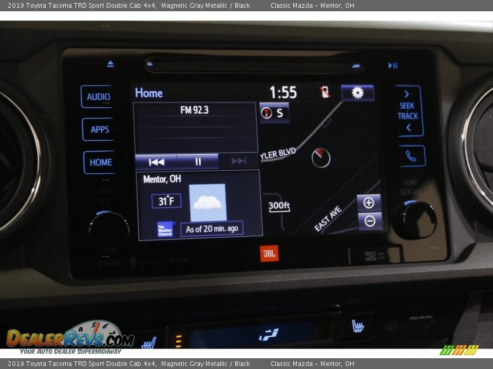 2019 Toyota Tacoma TRD Sport Double Cab 4x4 Magnetic Gray Metallic / Black Photo #10