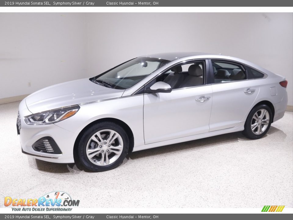 2019 Hyundai Sonata SEL Symphony Silver / Gray Photo #3