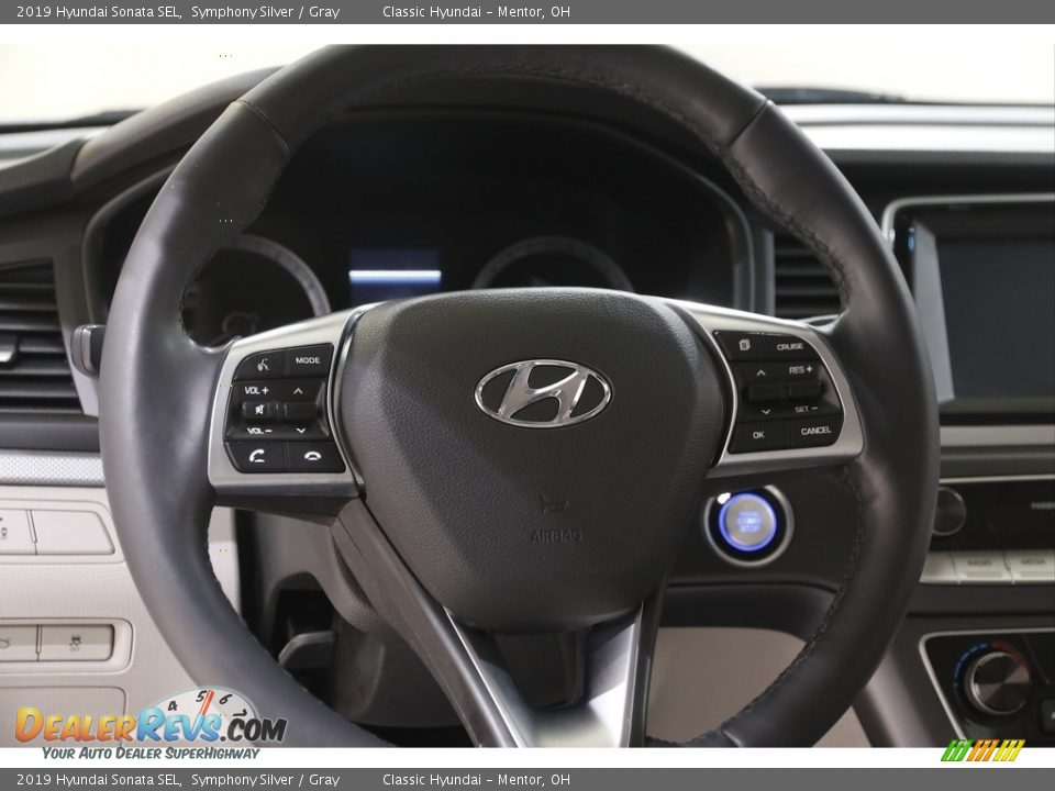 2019 Hyundai Sonata SEL Symphony Silver / Gray Photo #7