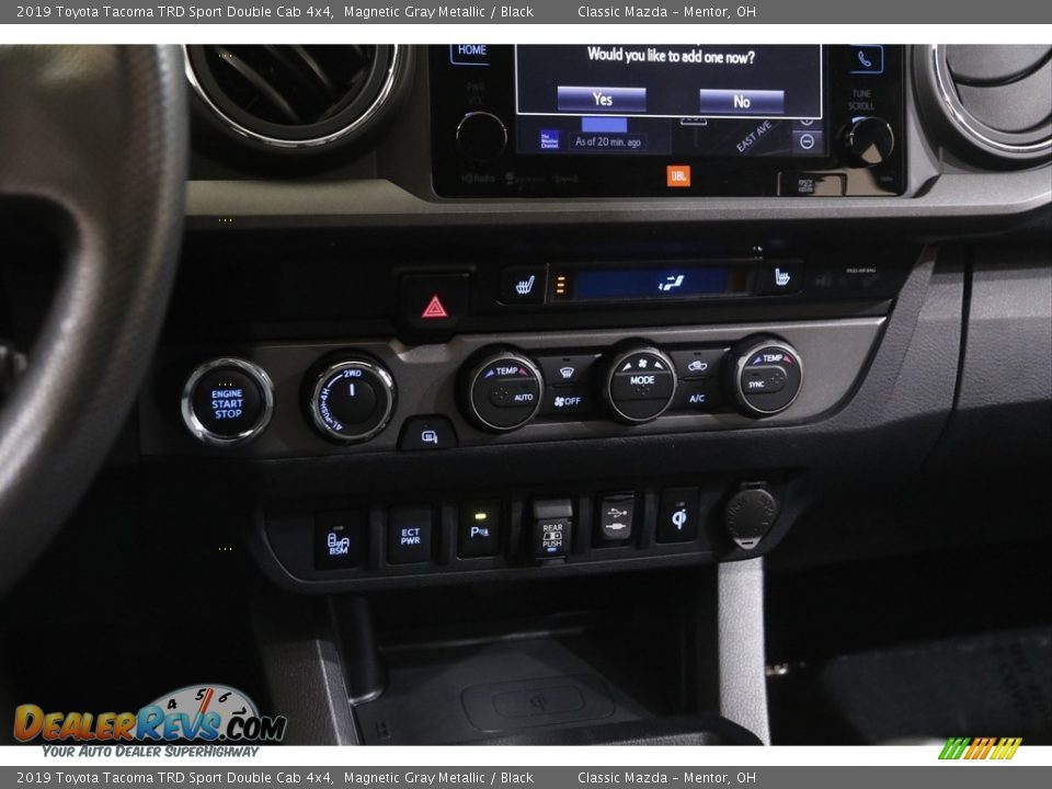 2019 Toyota Tacoma TRD Sport Double Cab 4x4 Magnetic Gray Metallic / Black Photo #14