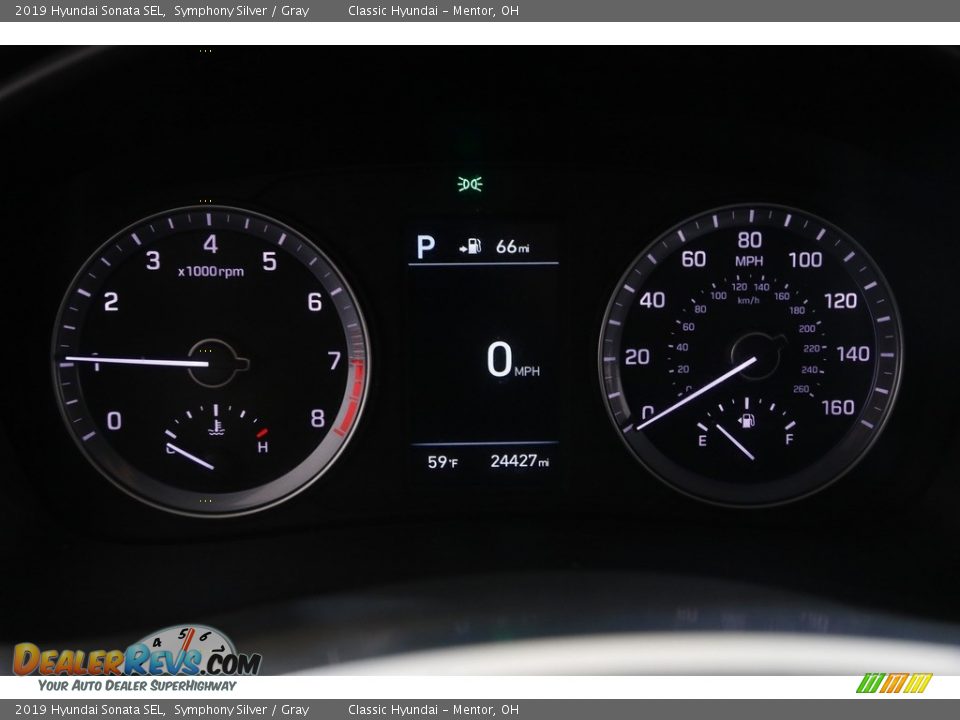 2019 Hyundai Sonata SEL Symphony Silver / Gray Photo #8