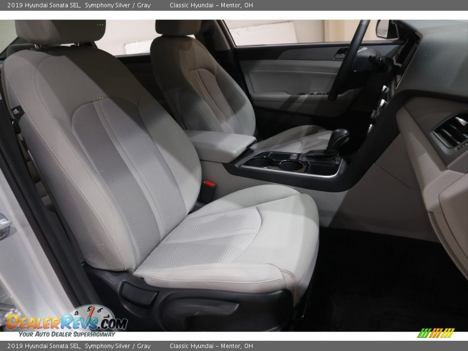 2019 Hyundai Sonata SEL Symphony Silver / Gray Photo #14