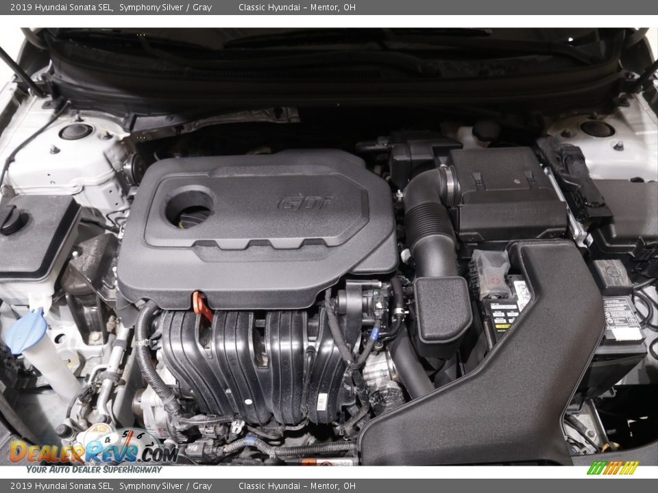 2019 Hyundai Sonata SEL Symphony Silver / Gray Photo #18