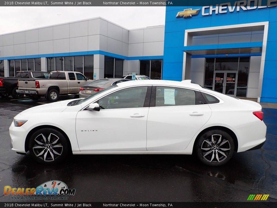 2018 Chevrolet Malibu LT Summit White / Jet Black Photo #3