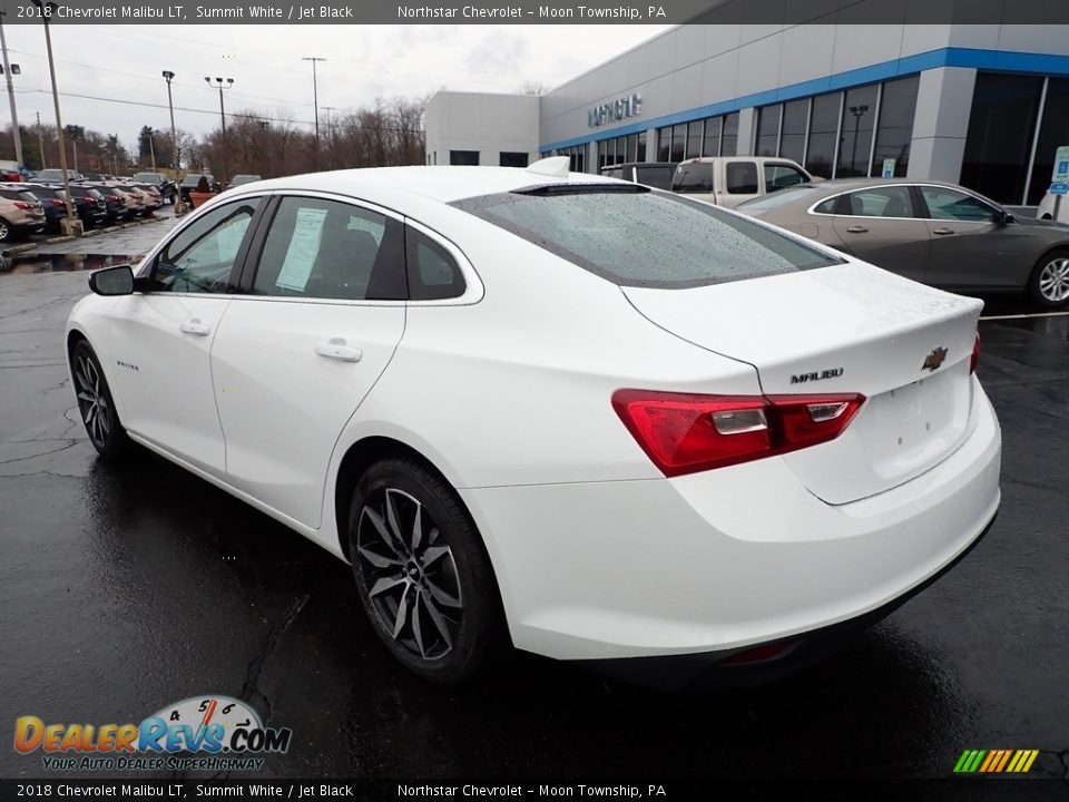 2018 Chevrolet Malibu LT Summit White / Jet Black Photo #4