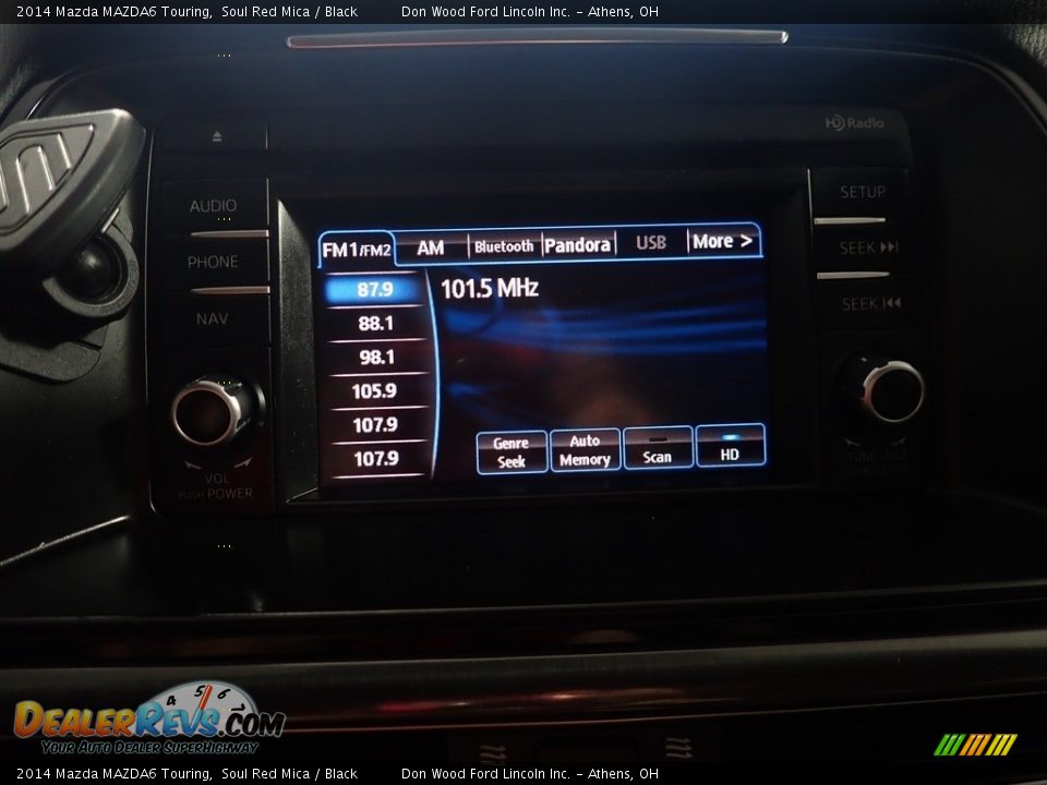 2014 Mazda MAZDA6 Touring Soul Red Mica / Black Photo #26