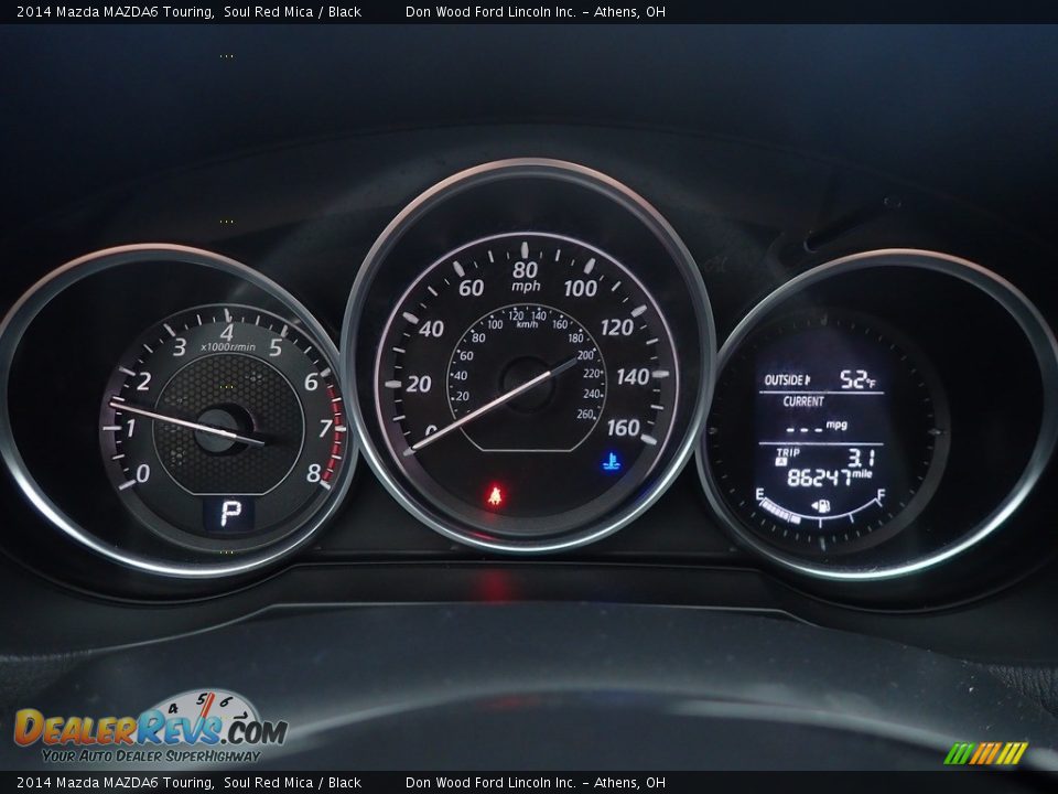 2014 Mazda MAZDA6 Touring Soul Red Mica / Black Photo #28