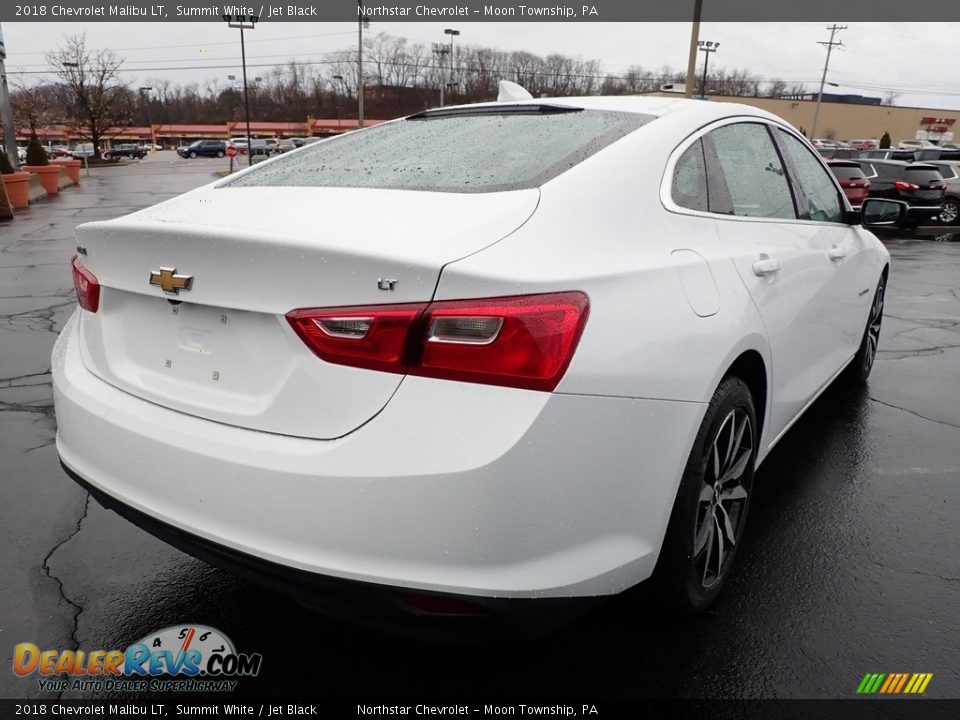 2018 Chevrolet Malibu LT Summit White / Jet Black Photo #8