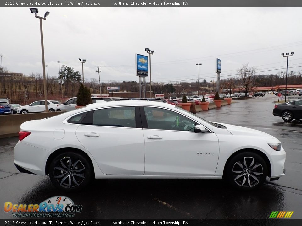 2018 Chevrolet Malibu LT Summit White / Jet Black Photo #10