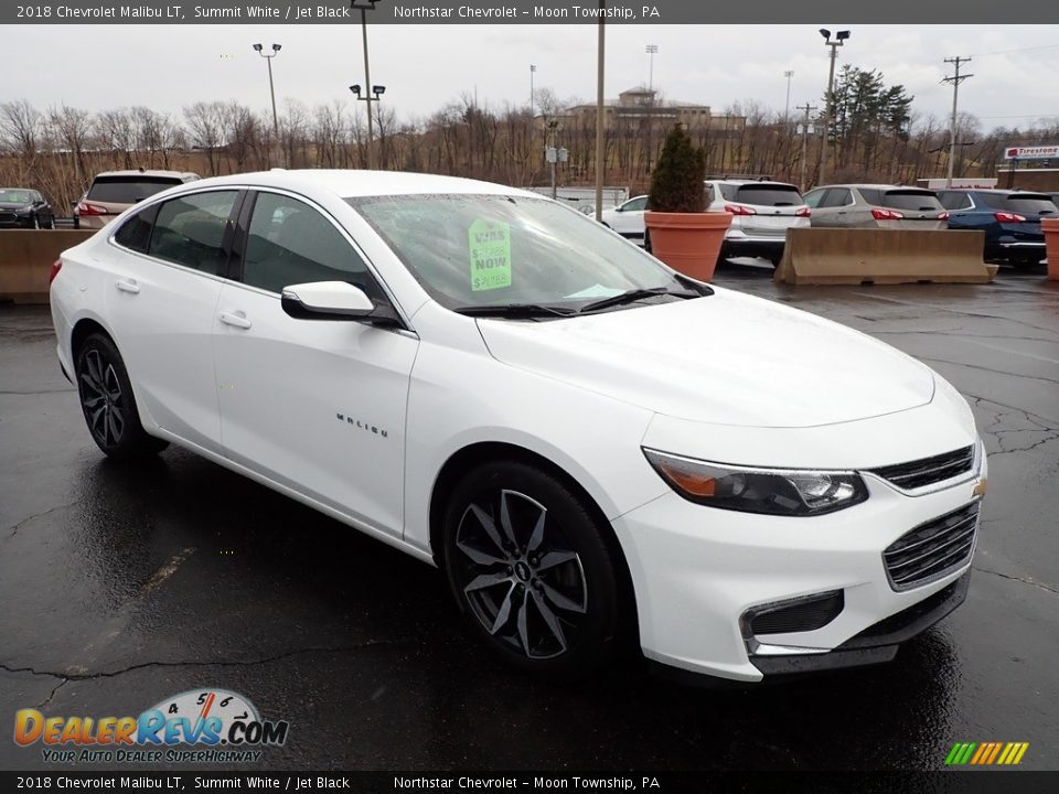 2018 Chevrolet Malibu LT Summit White / Jet Black Photo #11