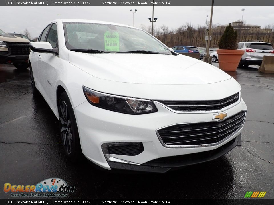 2018 Chevrolet Malibu LT Summit White / Jet Black Photo #12