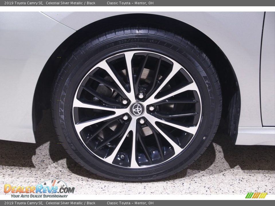 2019 Toyota Camry SE Celestial Silver Metallic / Black Photo #18