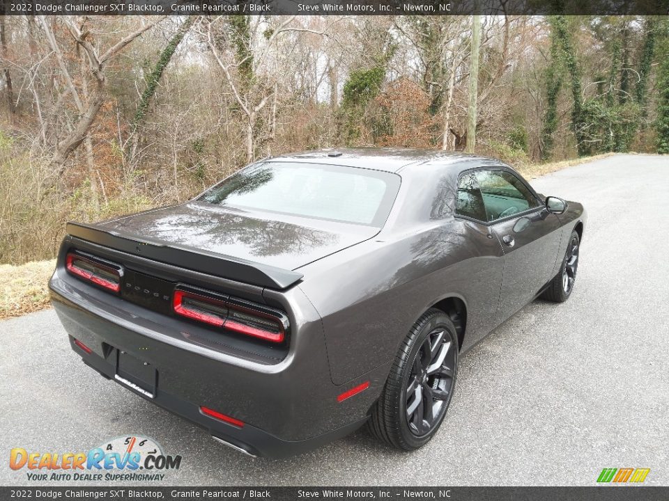 2022 Dodge Challenger SXT Blacktop Granite Pearlcoat / Black Photo #6