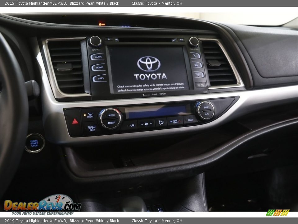 2019 Toyota Highlander XLE AWD Blizzard Pearl White / Black Photo #9