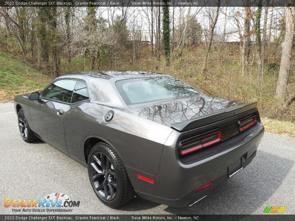 2022 Dodge Challenger SXT Blacktop Granite Pearlcoat / Black Photo #8