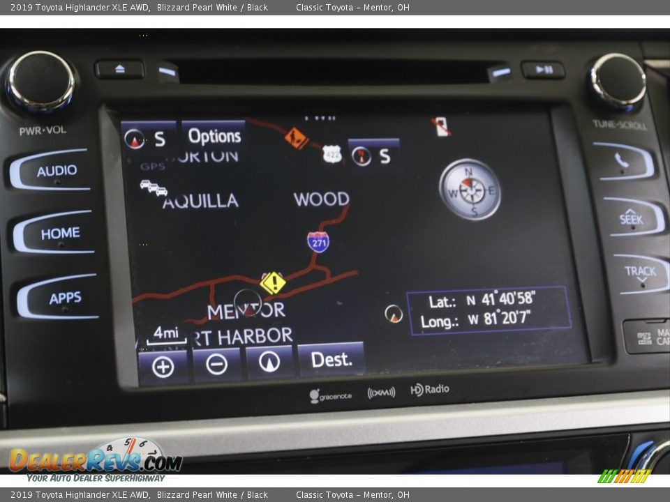 2019 Toyota Highlander XLE AWD Blizzard Pearl White / Black Photo #11