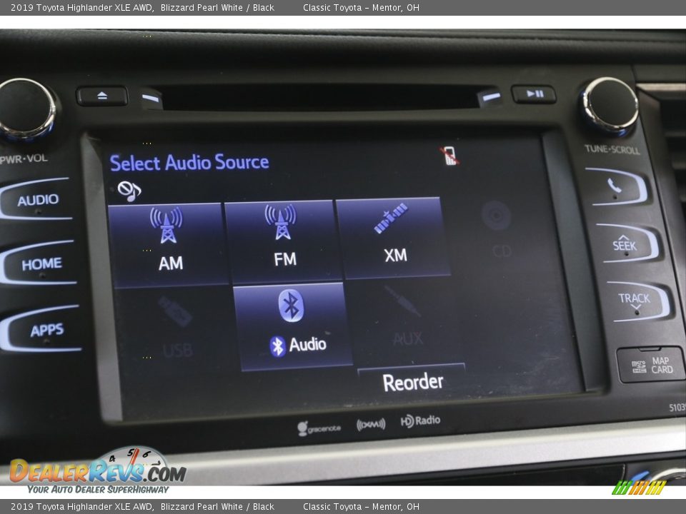 2019 Toyota Highlander XLE AWD Blizzard Pearl White / Black Photo #12