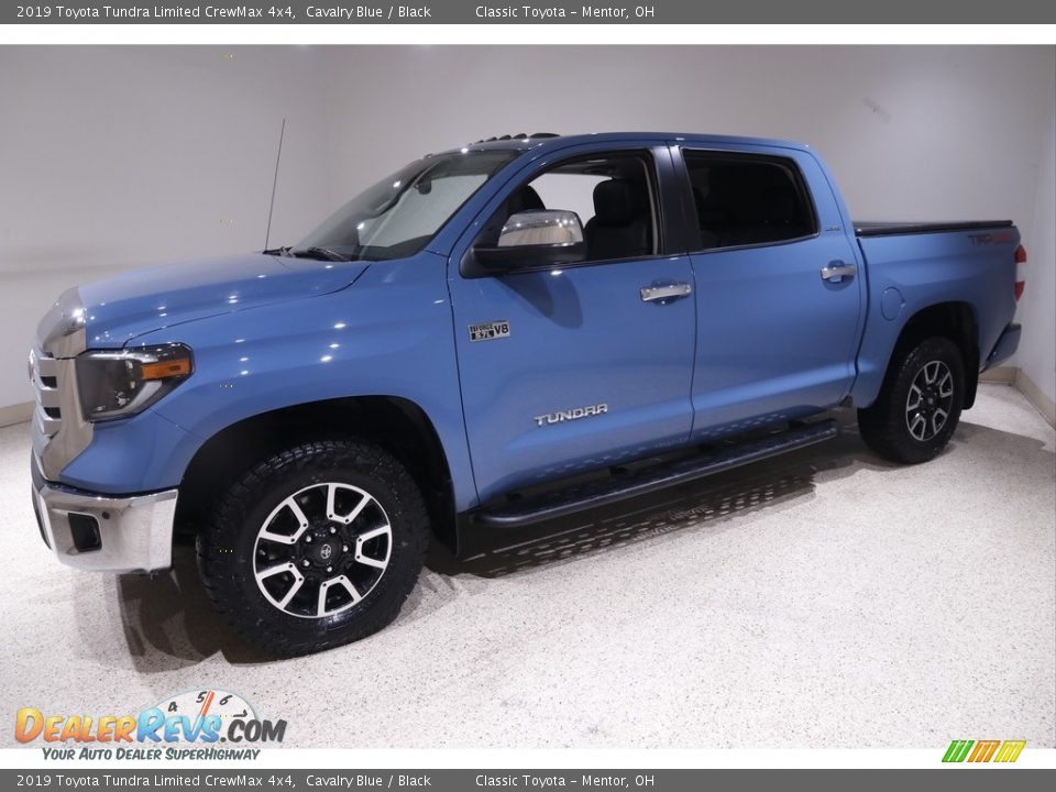 2019 Toyota Tundra Limited CrewMax 4x4 Cavalry Blue / Black Photo #3