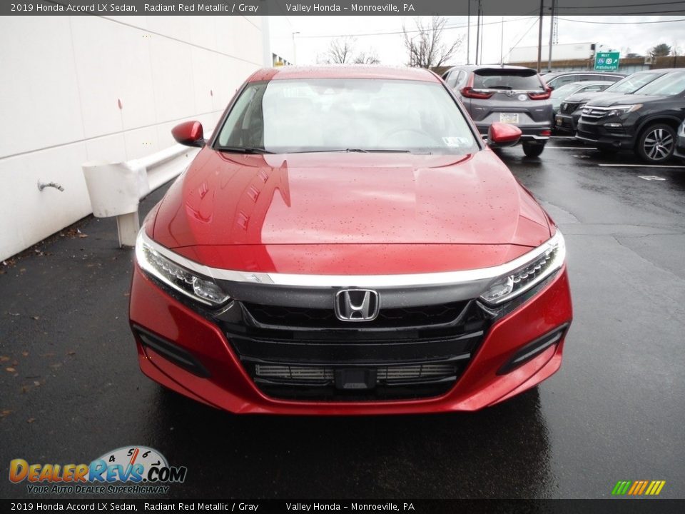 2019 Honda Accord LX Sedan Radiant Red Metallic / Gray Photo #4