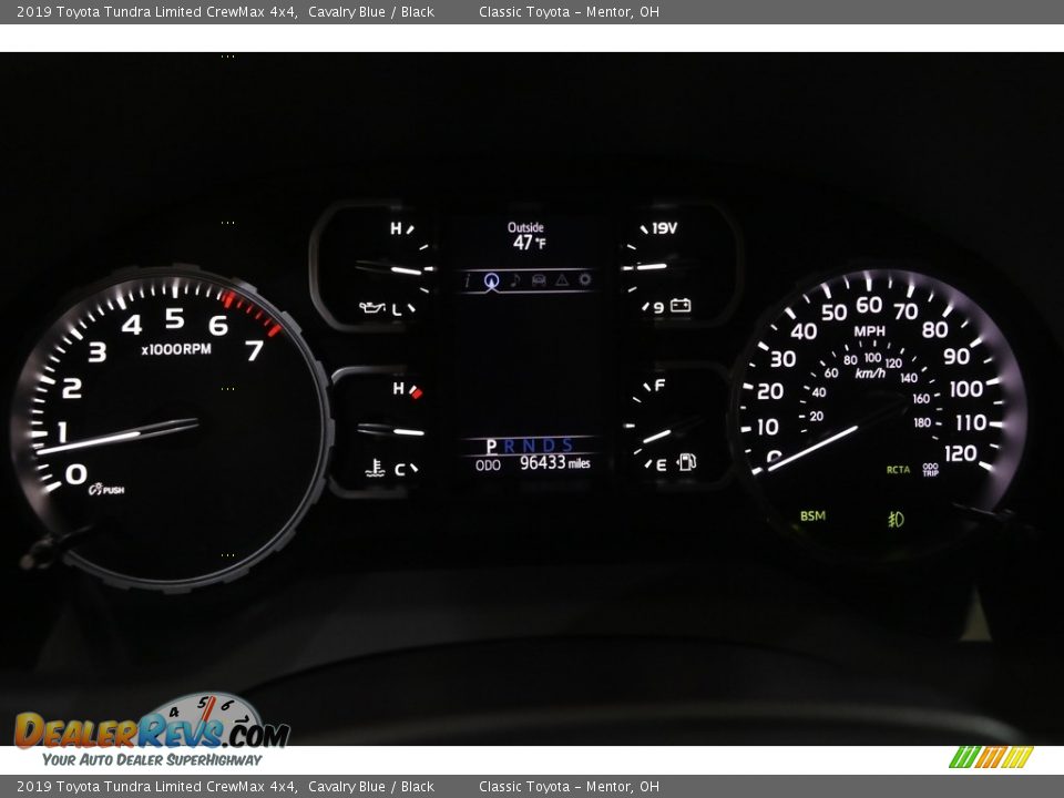 2019 Toyota Tundra Limited CrewMax 4x4 Cavalry Blue / Black Photo #8