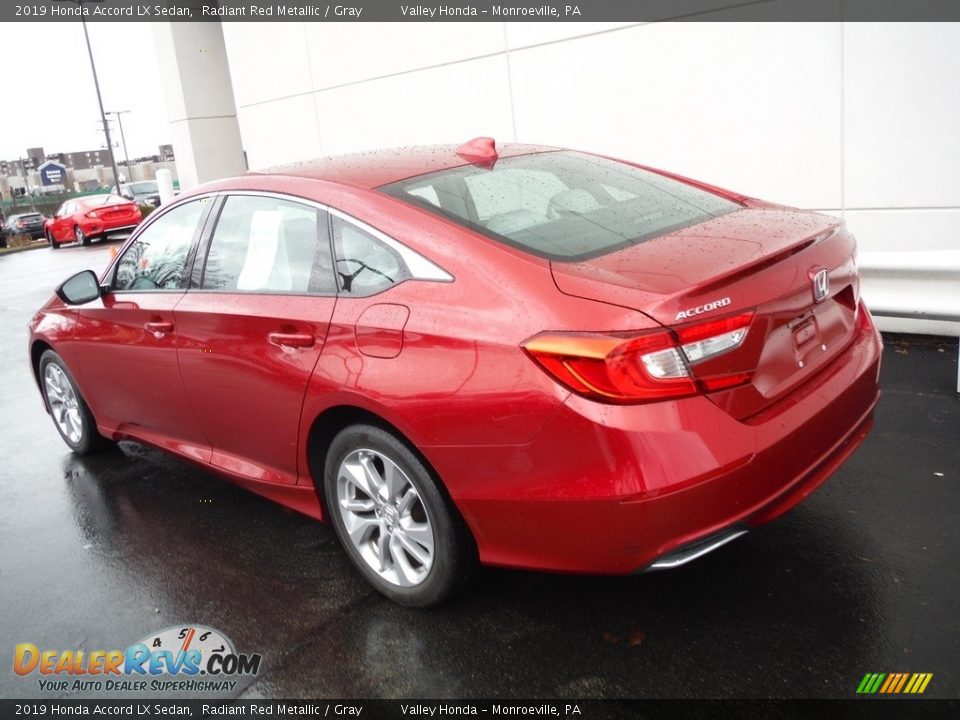 Radiant Red Metallic 2019 Honda Accord LX Sedan Photo #8