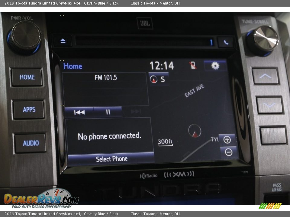 2019 Toyota Tundra Limited CrewMax 4x4 Cavalry Blue / Black Photo #10