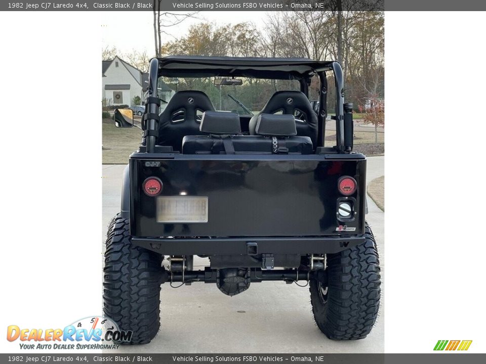 1982 Jeep CJ7 Laredo 4x4 Classic Black / Black Photo #4