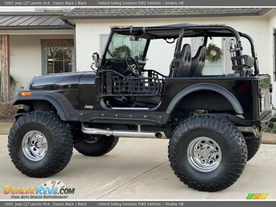 Classic Black 1982 Jeep CJ7 Laredo 4x4 Photo #10