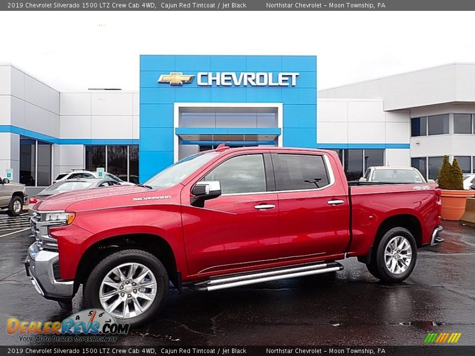 2019 Chevrolet Silverado 1500 LTZ Crew Cab 4WD Cajun Red Tintcoat / Jet Black Photo #1