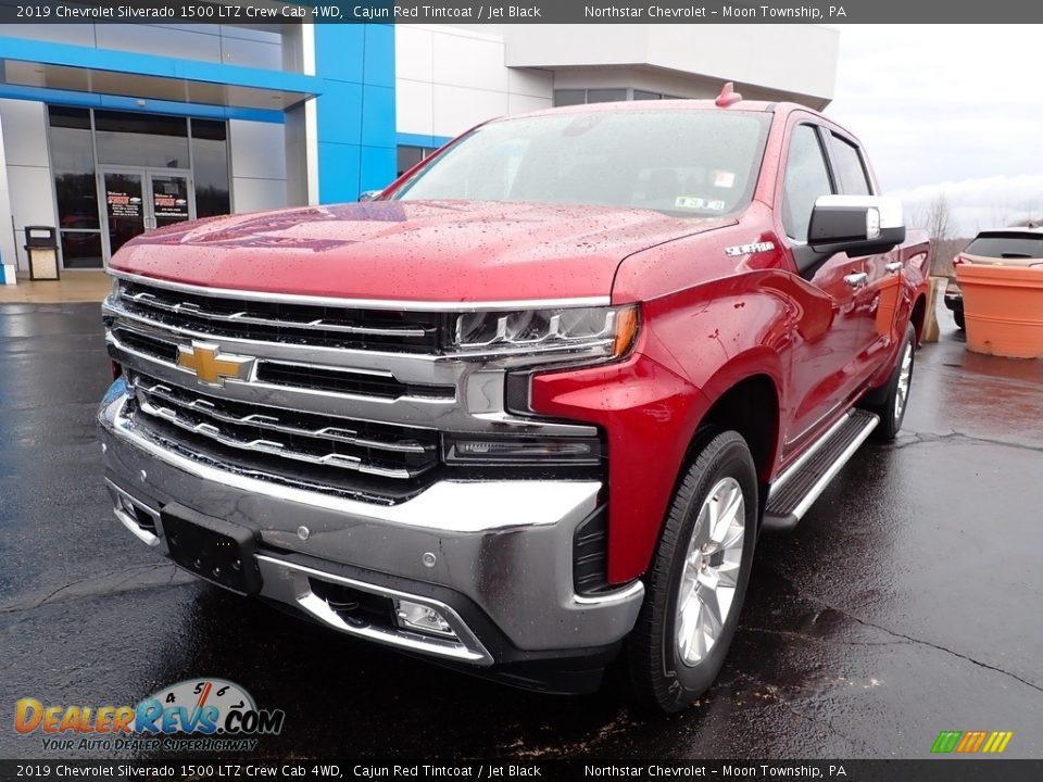 2019 Chevrolet Silverado 1500 LTZ Crew Cab 4WD Cajun Red Tintcoat / Jet Black Photo #2