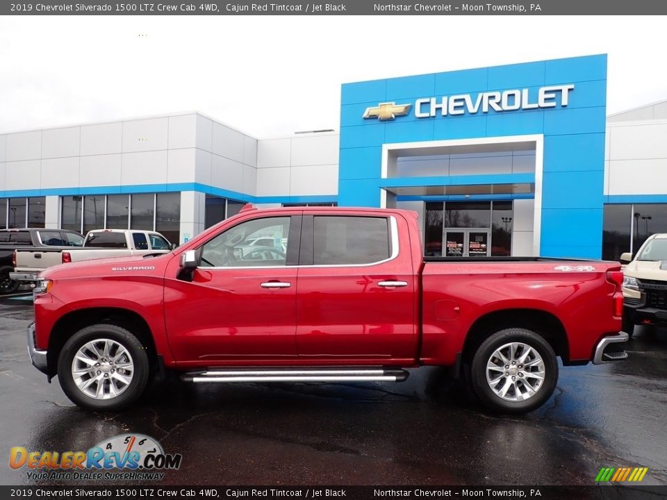 2019 Chevrolet Silverado 1500 LTZ Crew Cab 4WD Cajun Red Tintcoat / Jet Black Photo #3