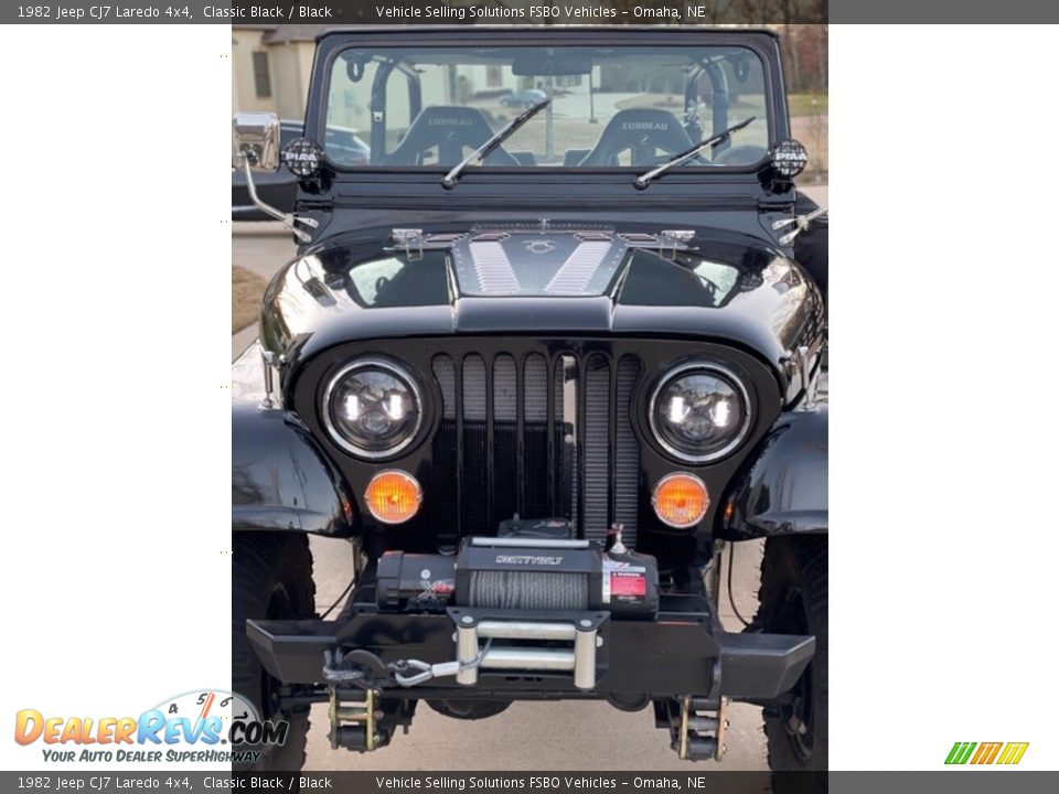 1982 Jeep CJ7 Laredo 4x4 Classic Black / Black Photo #15