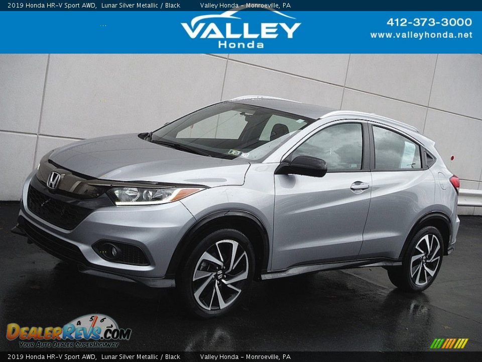 2019 Honda HR-V Sport AWD Lunar Silver Metallic / Black Photo #1
