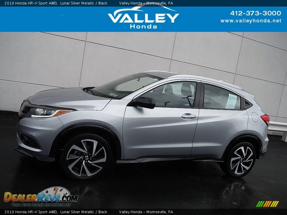 2019 Honda HR-V Sport AWD Lunar Silver Metallic / Black Photo #2