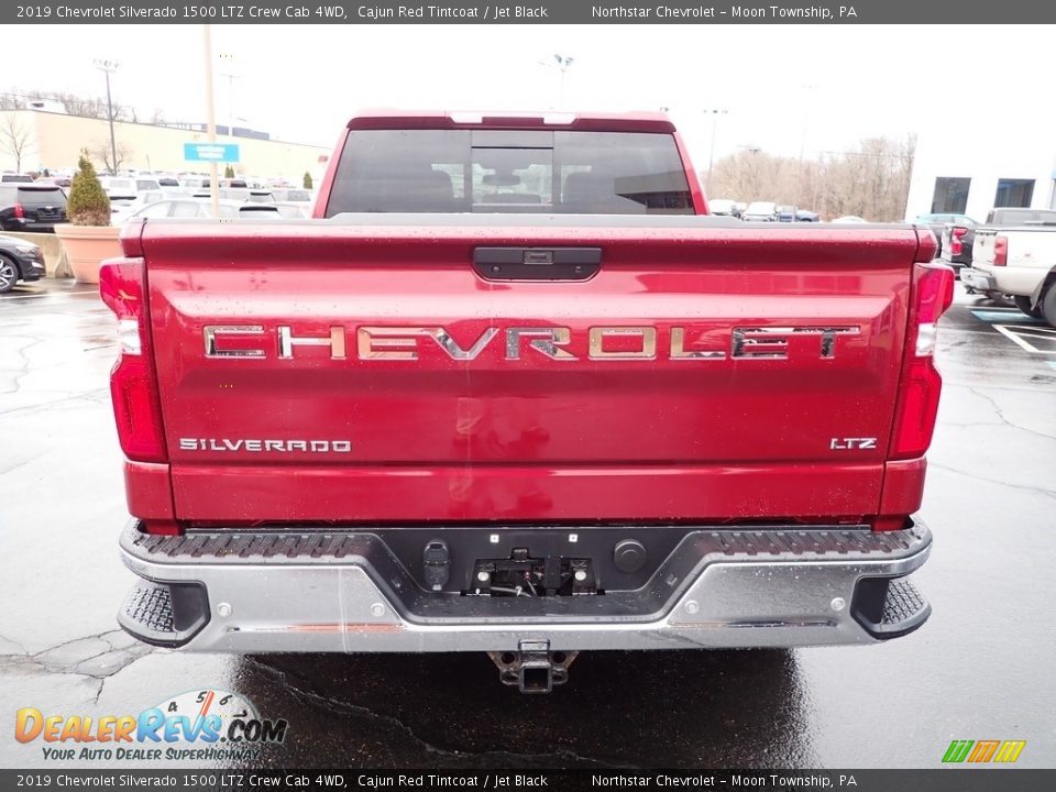 2019 Chevrolet Silverado 1500 LTZ Crew Cab 4WD Cajun Red Tintcoat / Jet Black Photo #6