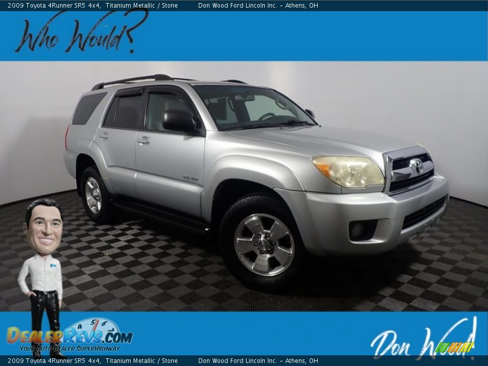 2009 Toyota 4Runner SR5 4x4 Titanium Metallic / Stone Photo #1