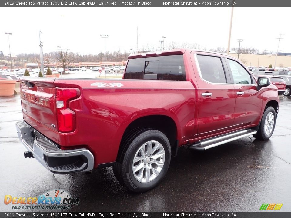 2019 Chevrolet Silverado 1500 LTZ Crew Cab 4WD Cajun Red Tintcoat / Jet Black Photo #8