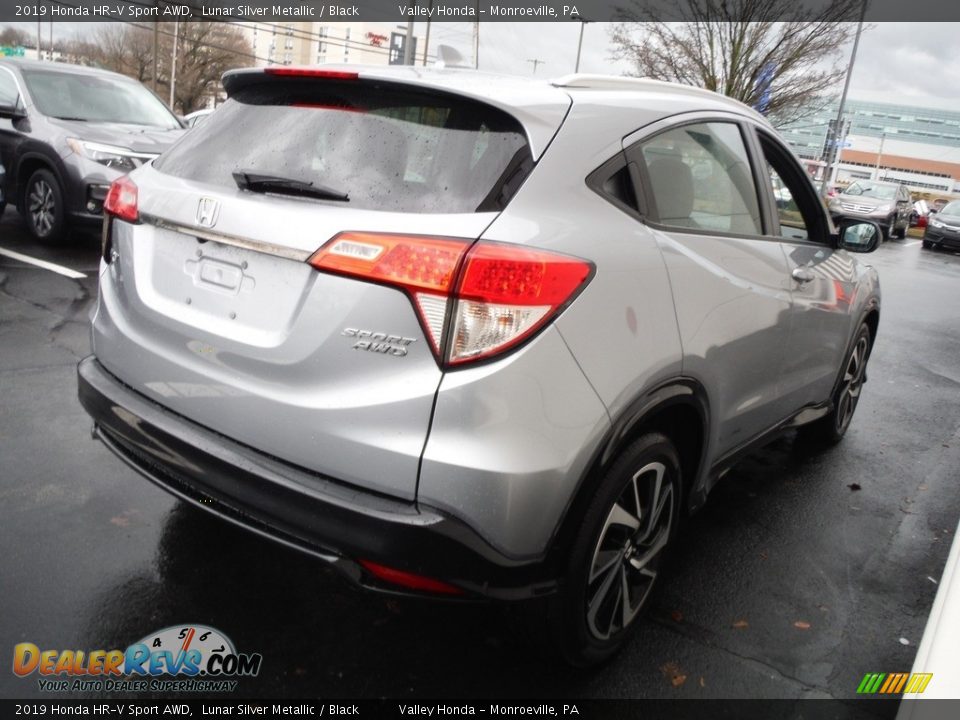 2019 Honda HR-V Sport AWD Lunar Silver Metallic / Black Photo #6