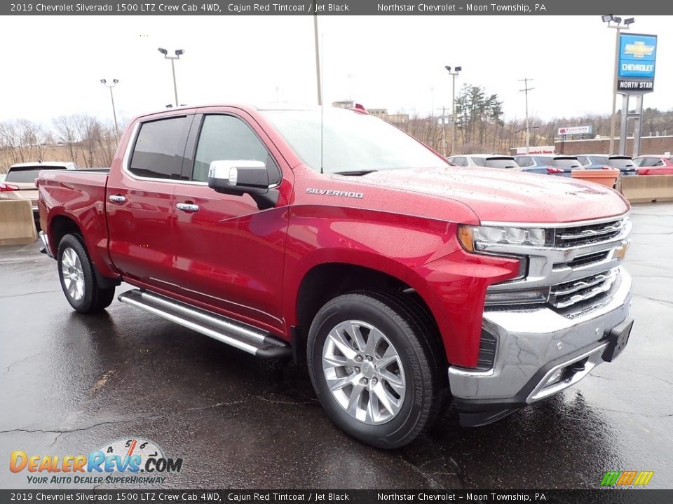 2019 Chevrolet Silverado 1500 LTZ Crew Cab 4WD Cajun Red Tintcoat / Jet Black Photo #10