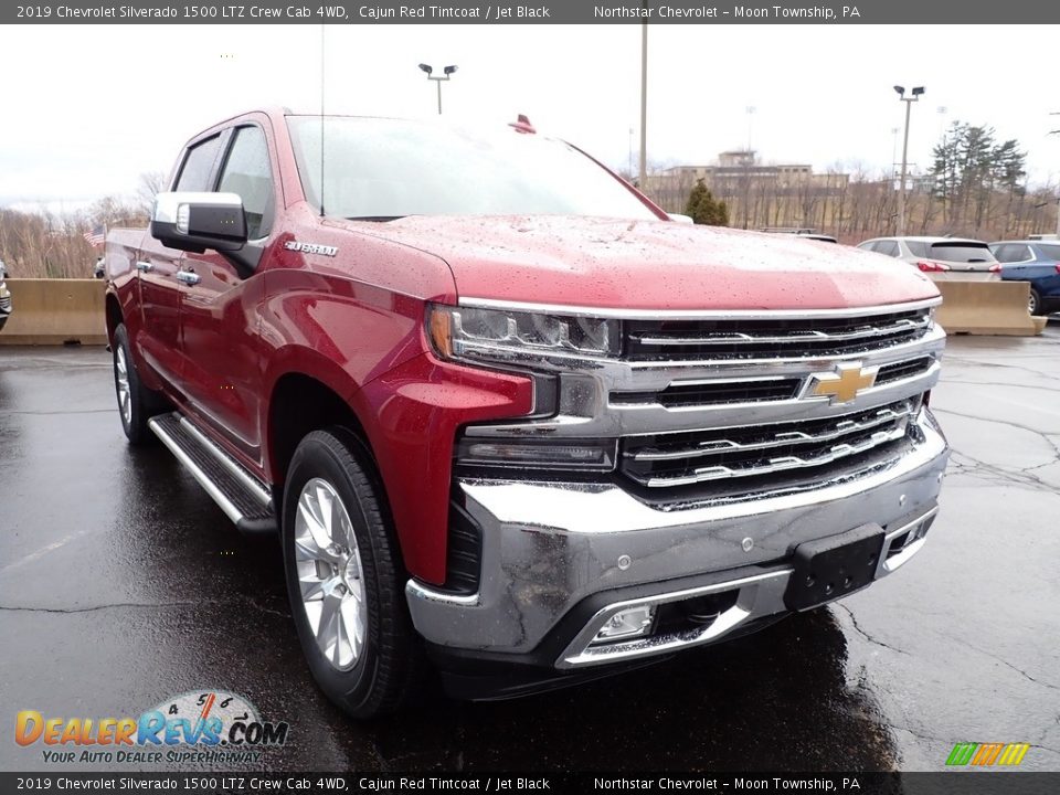 2019 Chevrolet Silverado 1500 LTZ Crew Cab 4WD Cajun Red Tintcoat / Jet Black Photo #11