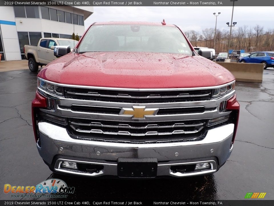 2019 Chevrolet Silverado 1500 LTZ Crew Cab 4WD Cajun Red Tintcoat / Jet Black Photo #12